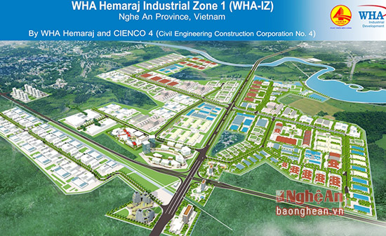 Thêm một dự án đầu tư hạ tầng khu công nghiệp lớn tại Nghệ An