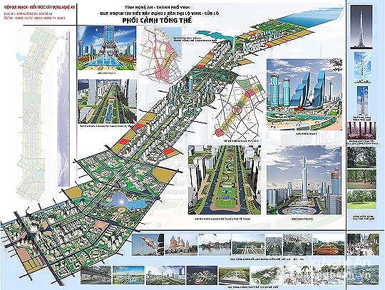 Nghệ An thống nhất quy hoạch chi tiết đại lộ Vinh - Cửa Lò