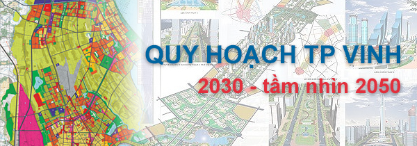 Bản đồ quy hoạch thành phố Vinh đến năm 2030 tầm nhìn 2050